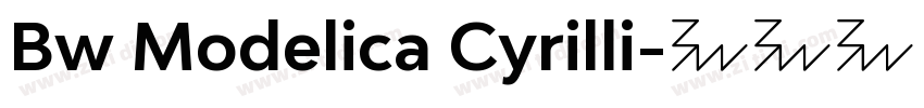 Bw Modelica Cyrilli字体转换